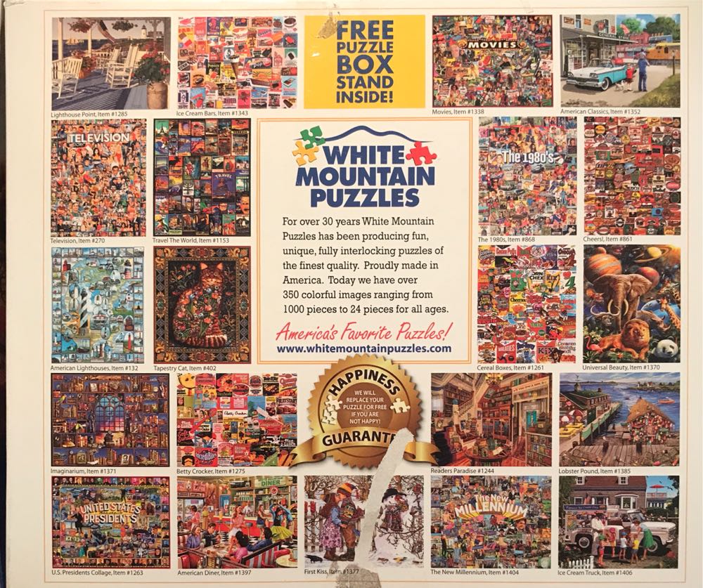 White Mountain 6 Puzzles - White Mountain puzzle collectible [Barcode 724819258994] - Main Image 2