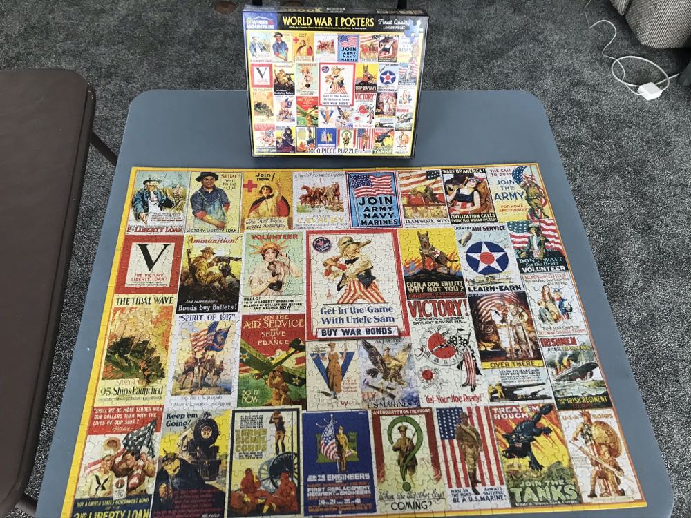 Sold - World War I Posters - White Mountain Puzzles puzzle collectible - Main Image 2