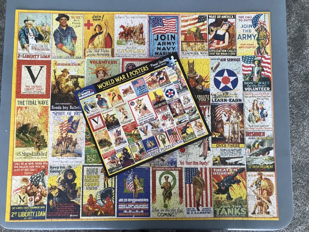 Sold - World War I Posters - White Mountain Puzzles puzzle collectible - Main Image 3
