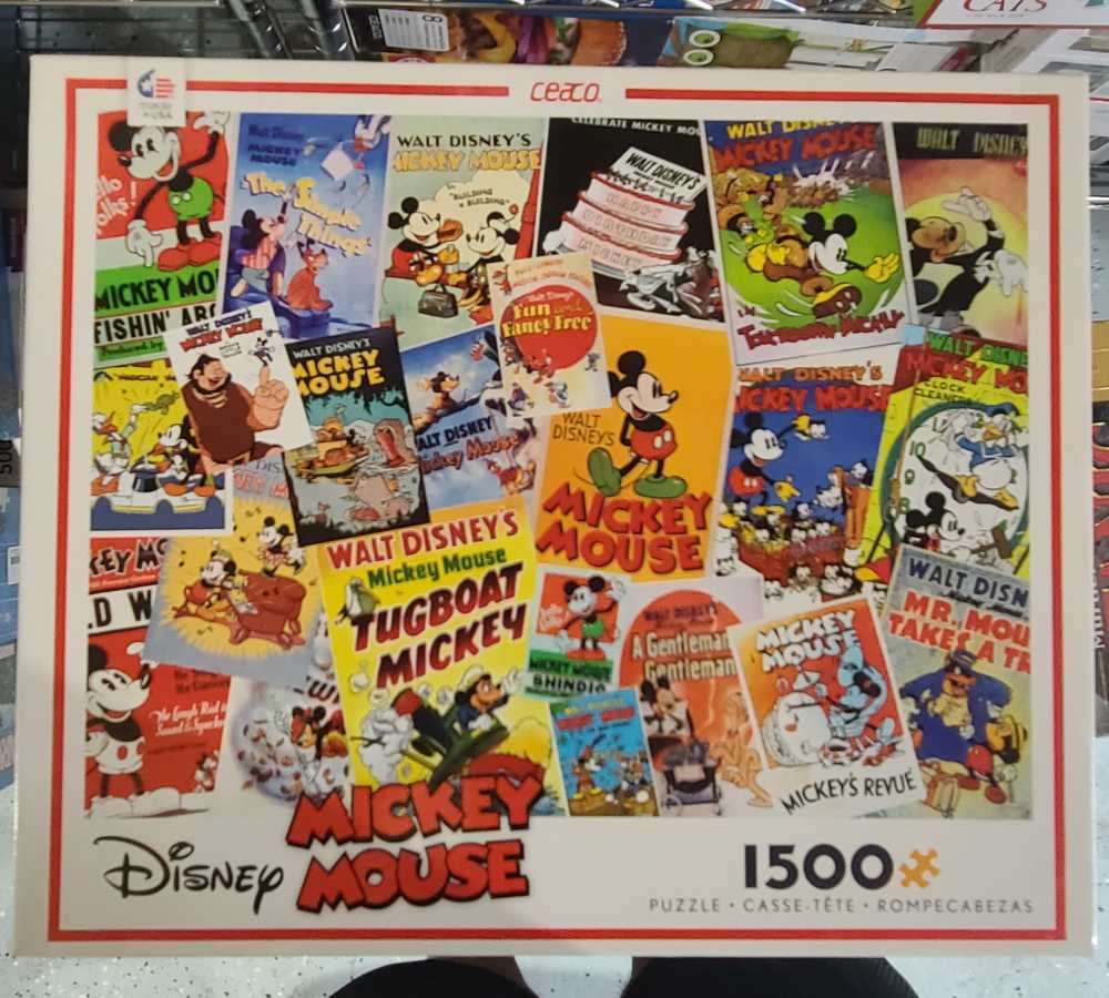 Disney Vintage Collage - Ceaco puzzle collectible [Barcode 021081340120] - Main Image 2