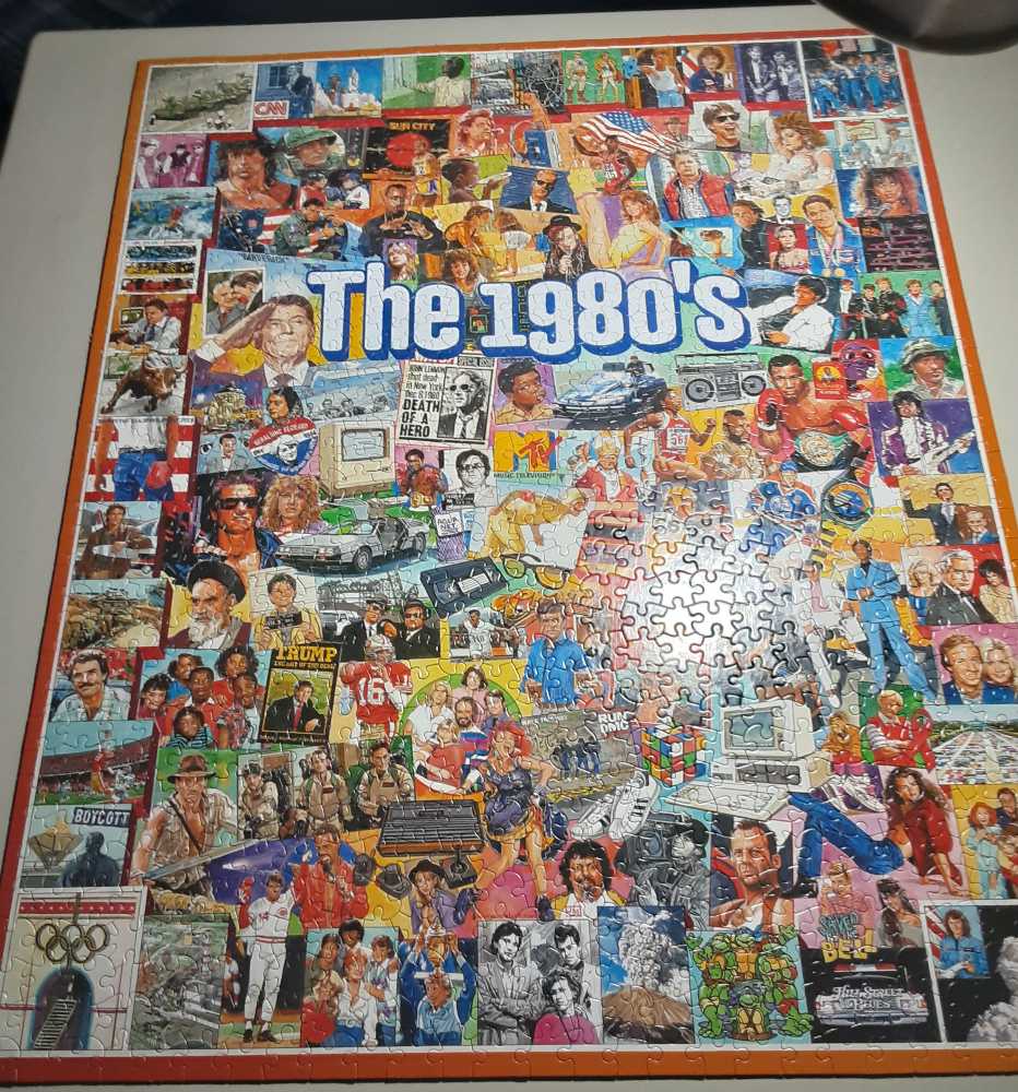 The 1980’s - White Mountain puzzle collectible - Main Image 2