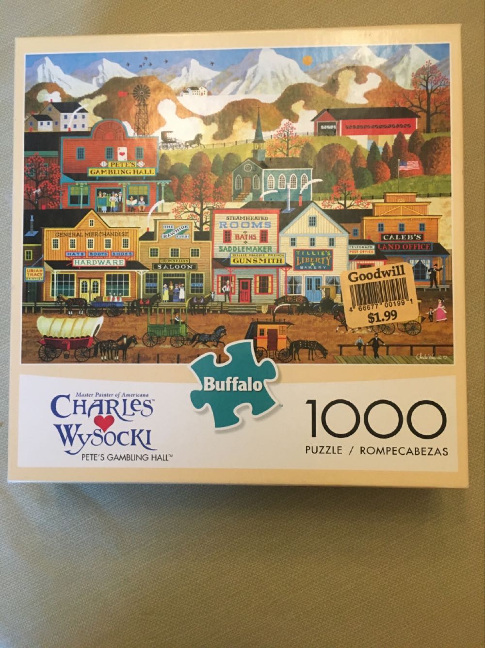 Pete’s Gambling Hall - Buffalo puzzle collectible [Barcode 079346114467] - Main Image 2