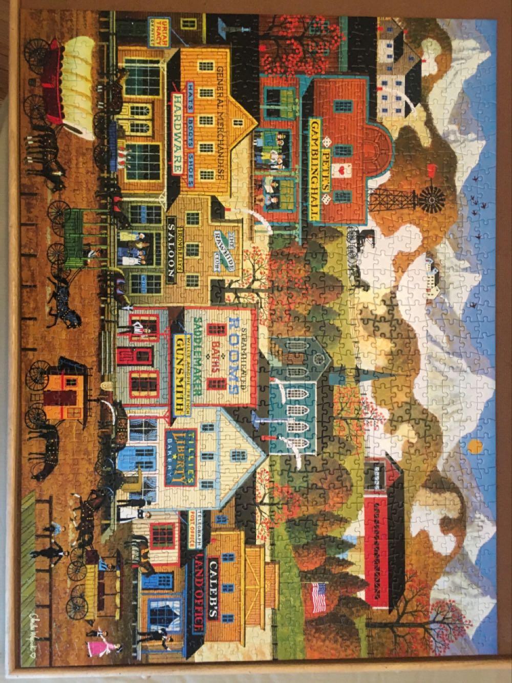 Pete’s Gambling Hall - Buffalo puzzle collectible [Barcode 079346114467] - Main Image 3