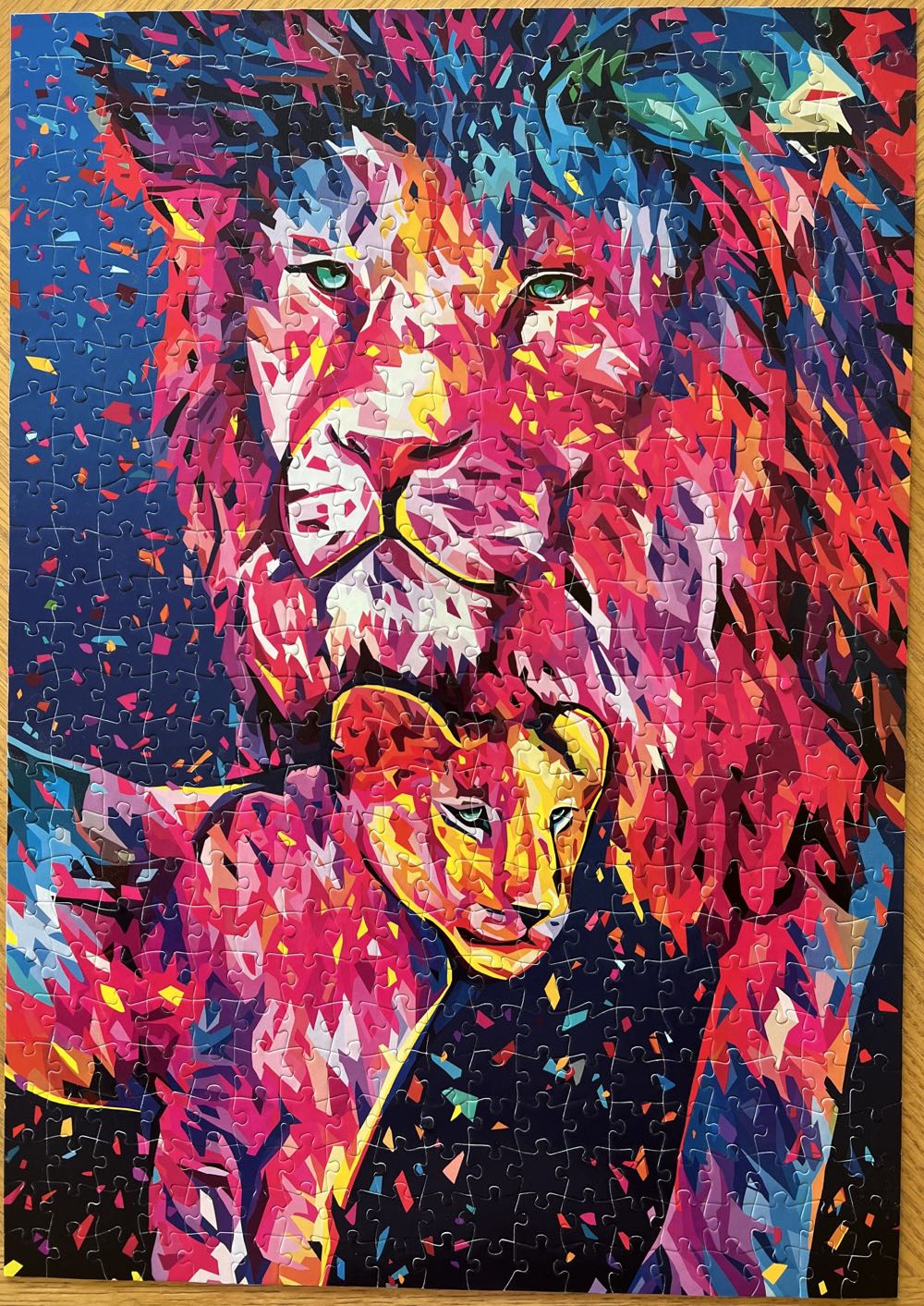 Heart Of A Lion -SOLD - Buffalo puzzle collectible [Barcode 079346037650] - Main Image 2