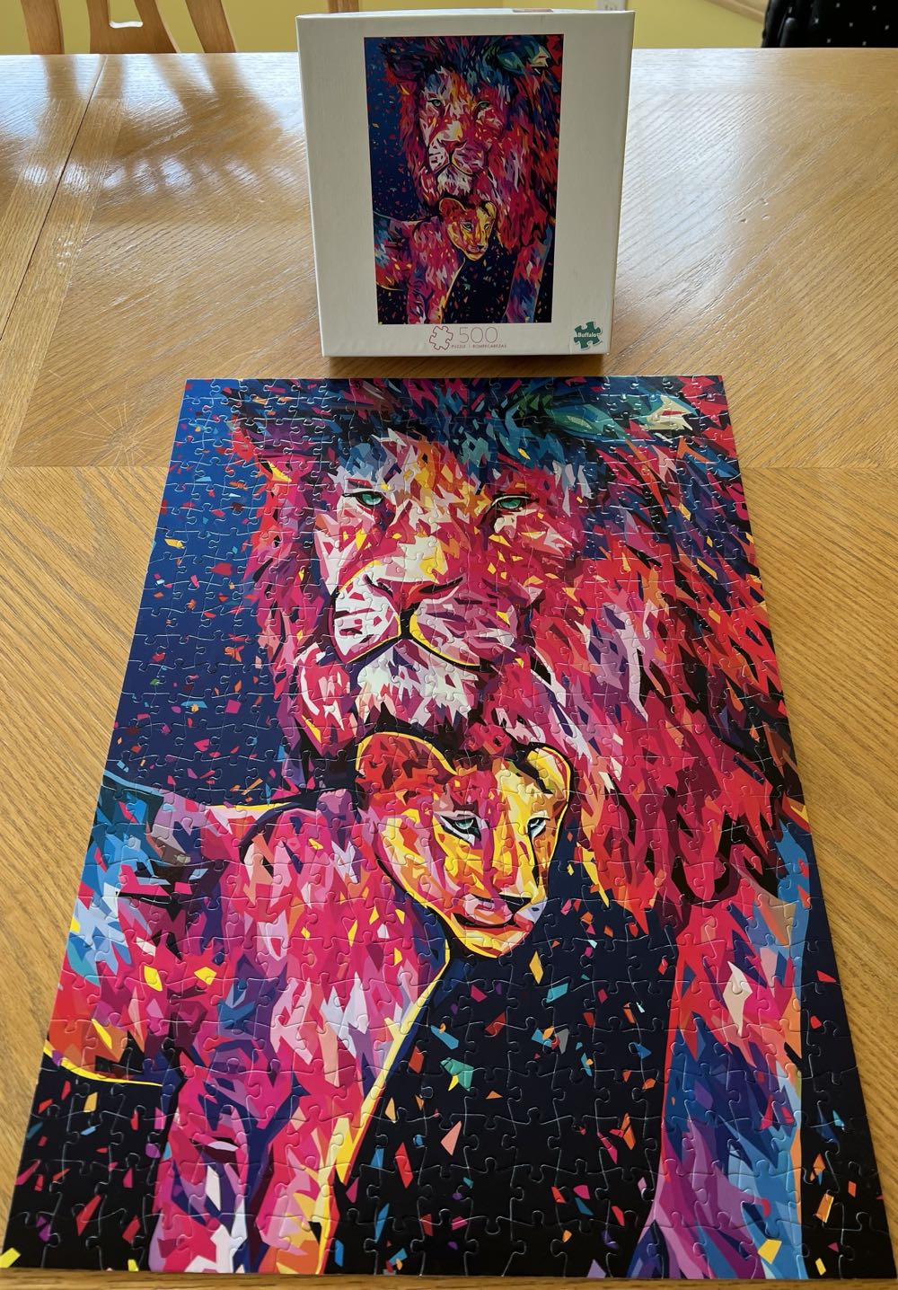 Heart Of A Lion -SOLD - Buffalo puzzle collectible [Barcode 079346037650] - Main Image 3