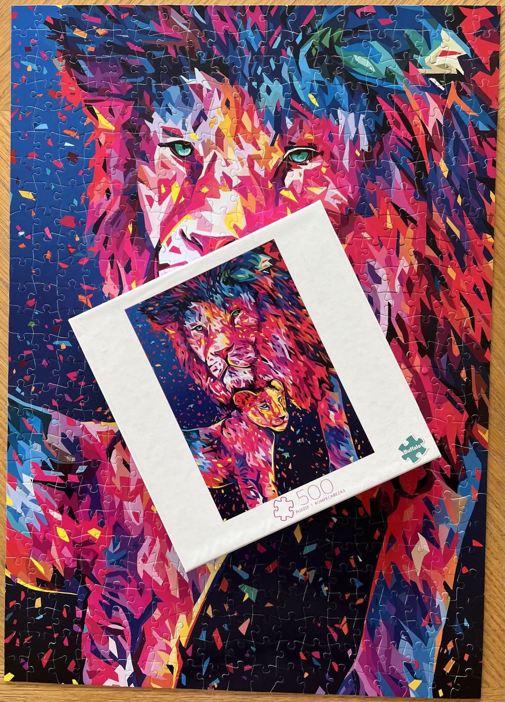 Heart Of A Lion -SOLD - Buffalo puzzle collectible [Barcode 079346037650] - Main Image 4