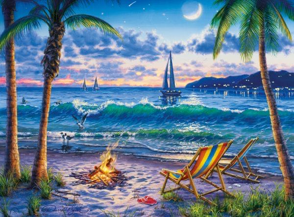 Coastal Twilight *T/S - Buffalo Puzzles puzzle collectible [Barcode 079346112425] - Main Image 2