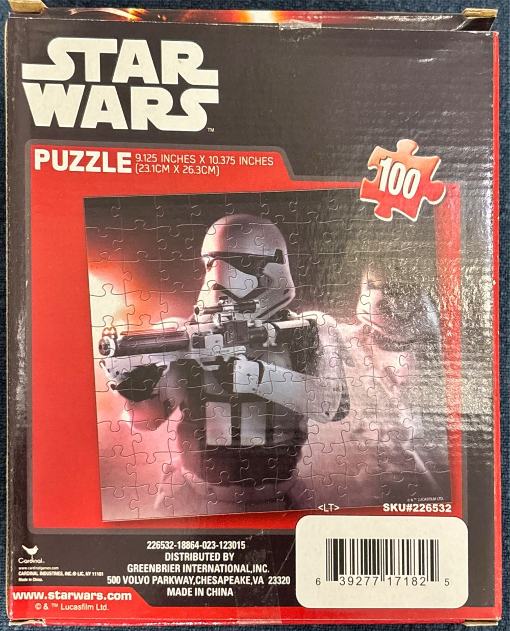 Star Wars: Return Of The Jedi - Cardinal puzzle collectible [Barcode 639277171825] - Main Image 4