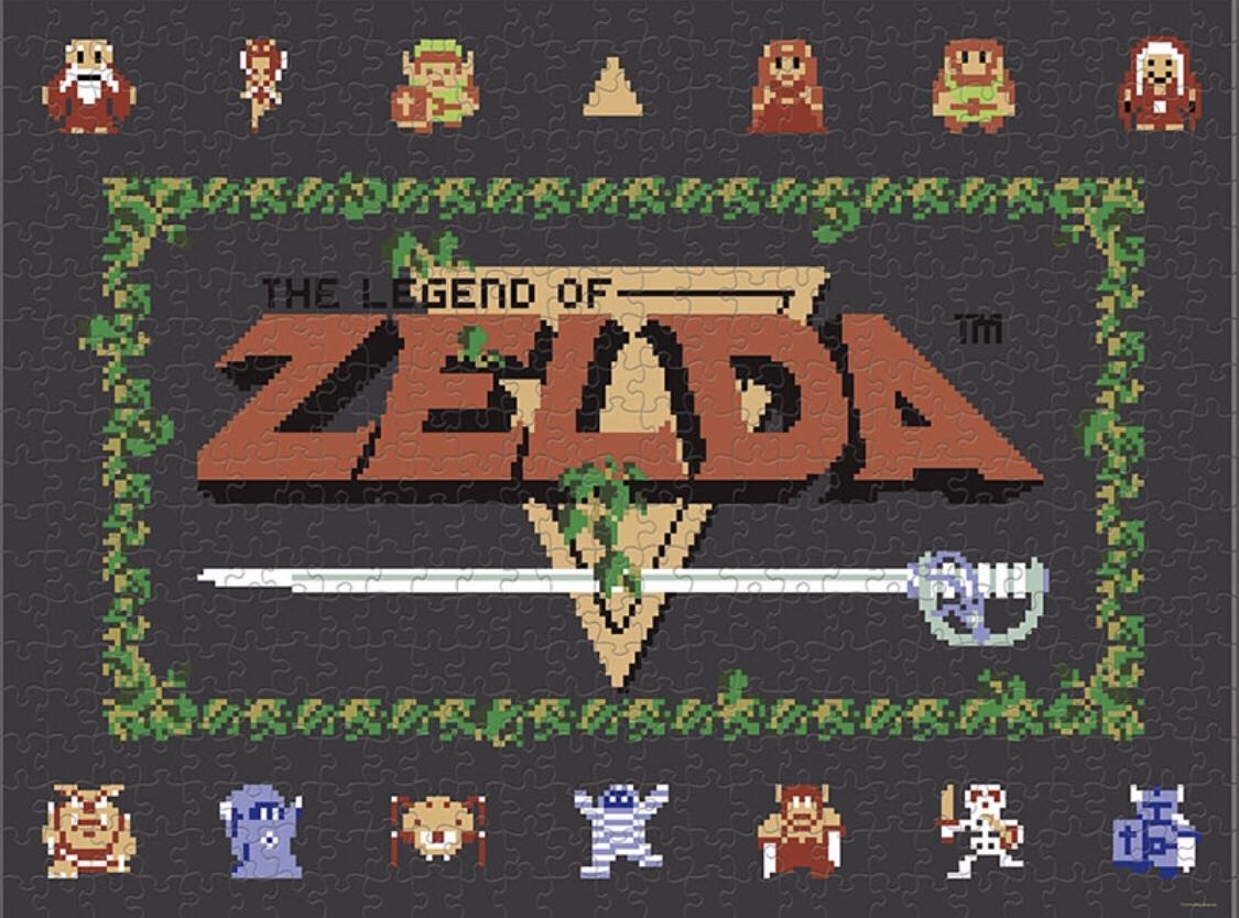 Classic Zelda - USAopoly puzzle collectible [Barcode 700304048318] - Main Image 2