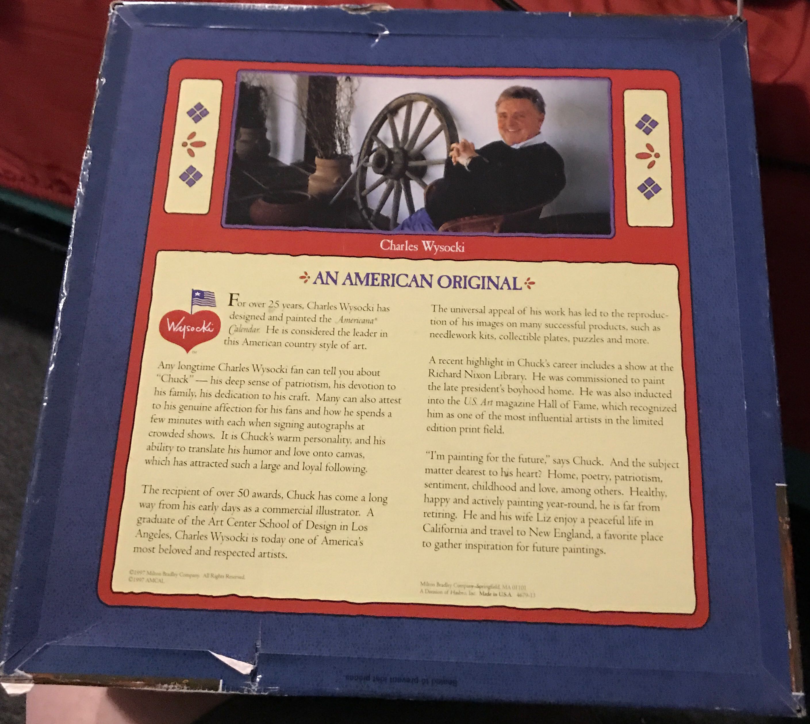 Fireside Companions - Milton Bradley puzzle collectible [Barcode 032244046797] - Main Image 2