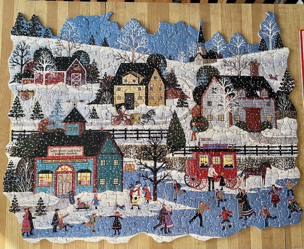 The 12:09- On Time Again - Ceaco puzzle collectible [Barcode 021081010108] - Main Image 2