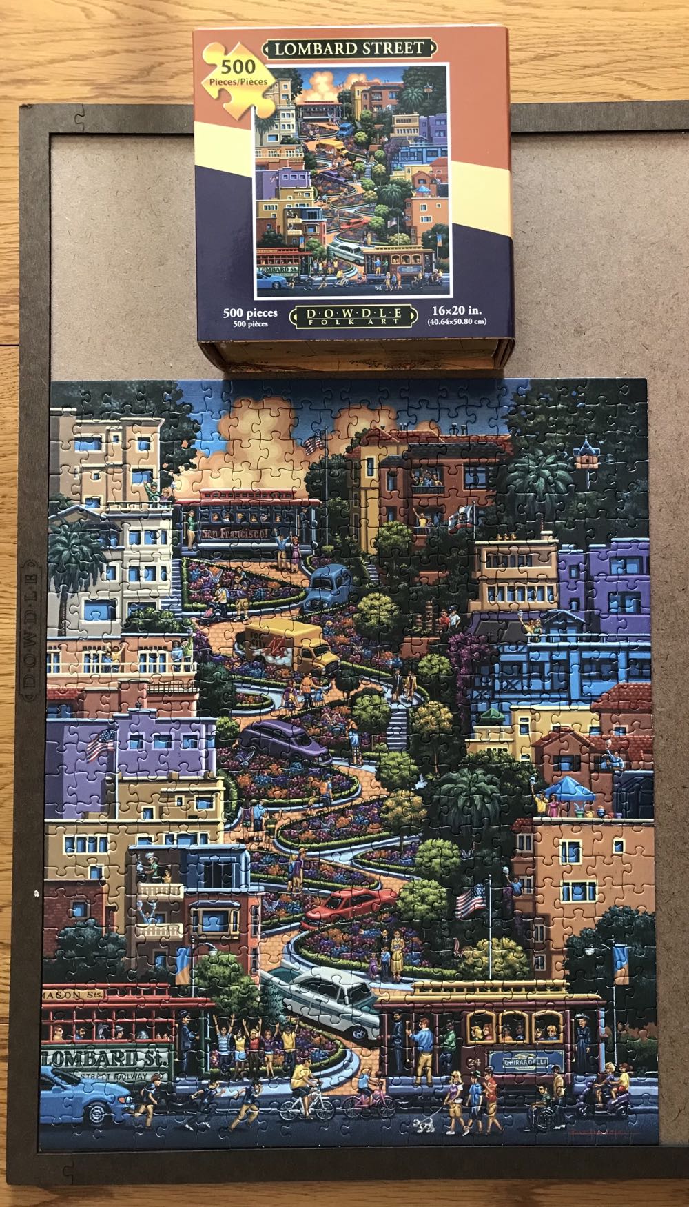 Lombard Street 💎 - Dowdle puzzle collectible [Barcode 671095002103] - Main Image 3