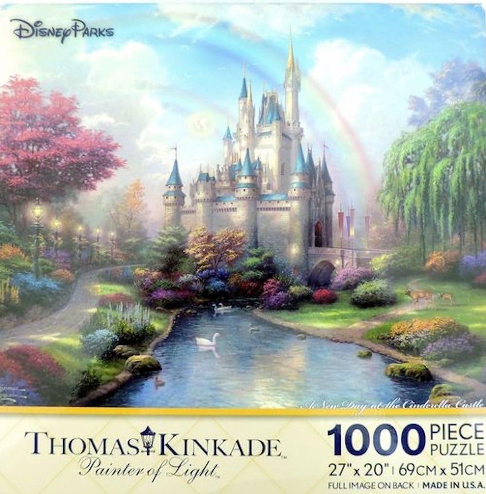 A New Day At The Cinderella Castle - Thomas Kinkade puzzle collectible [Barcode 400003378487] - Main Image 2
