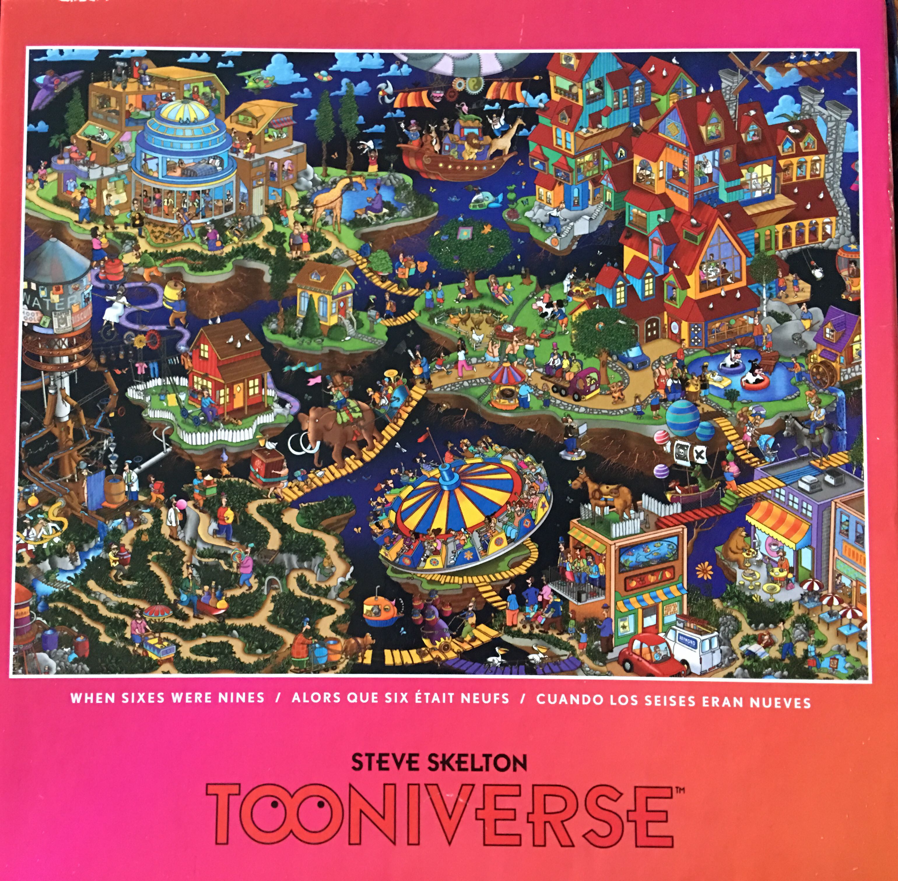 When Sixes were Nines - Ceaco puzzle collectible [Barcode 021081230421] - Main Image 2