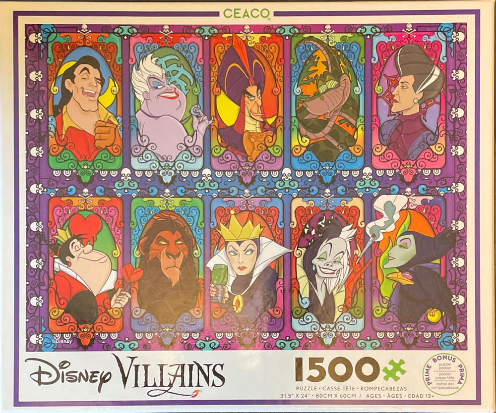 Ceaco: Disney Villains - Ceaco 🇺🇸 puzzle collectible [Barcode 021081340342] - Main Image 2