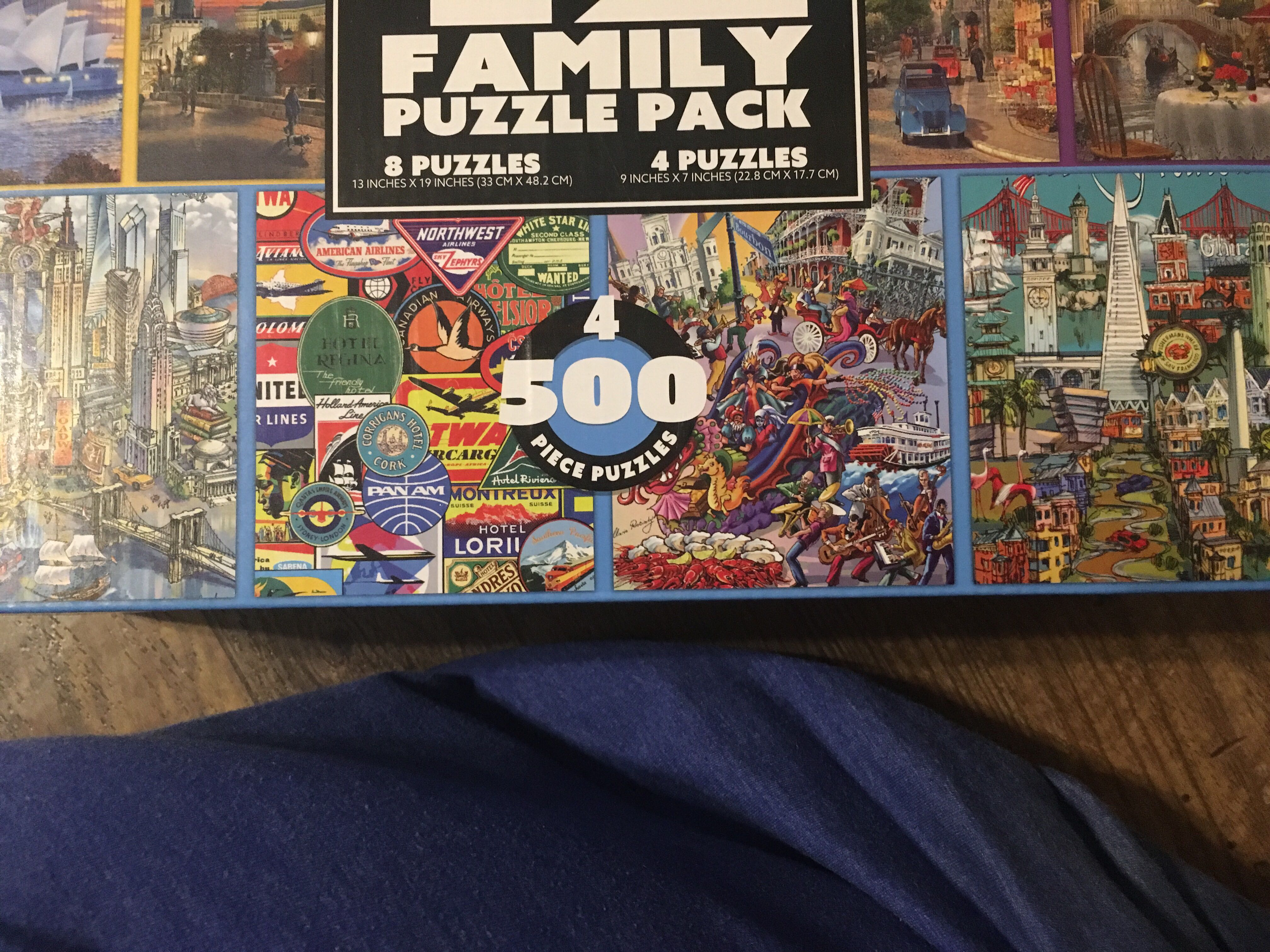 12 Family Puzzle Pack - Cardinal Puzzles puzzle collectible [Barcode 778988584286] - Main Image 4