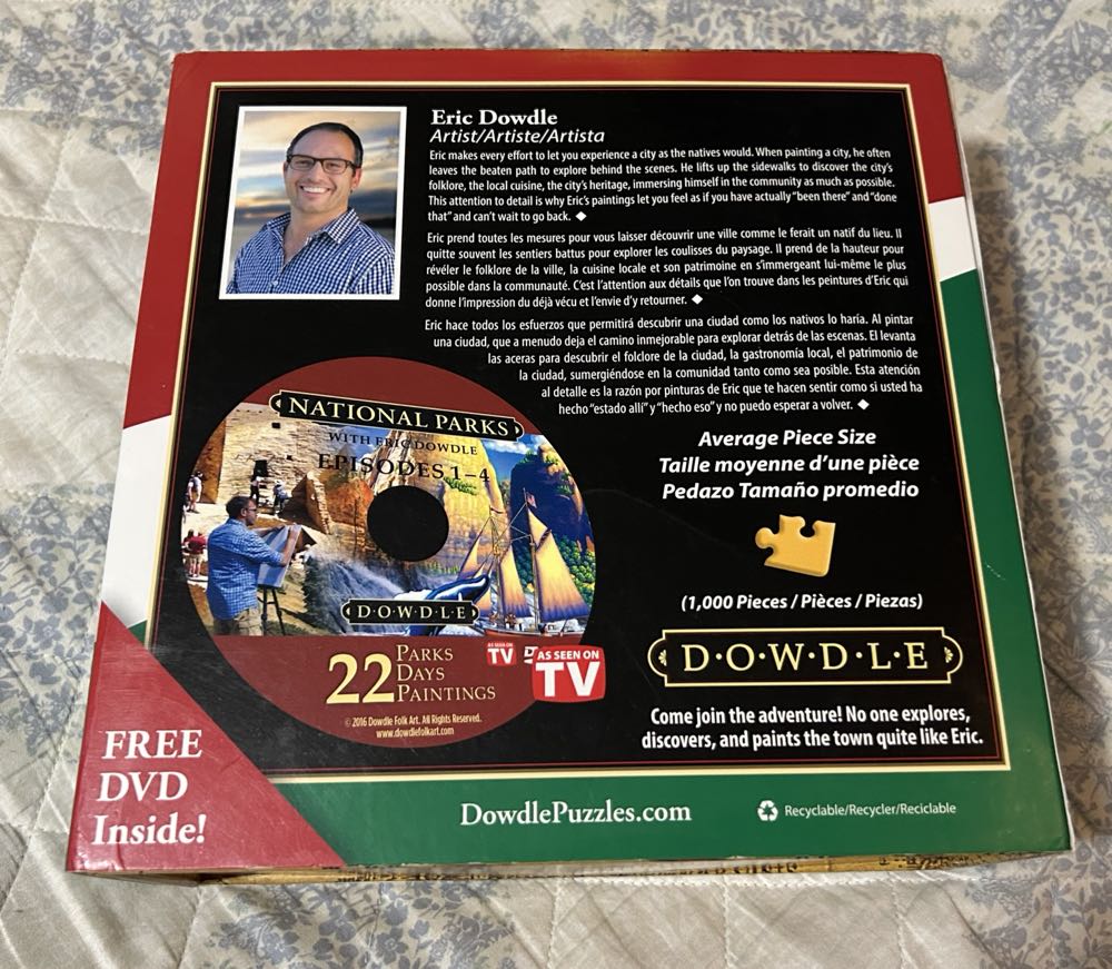 Rome - Larger Box - Dowdle Folk Art puzzle collectible [Barcode 671095213547] - Main Image 3