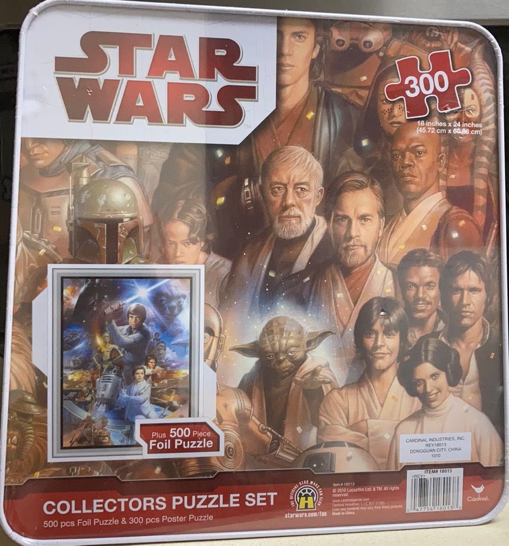Star Wars - Collectors Puzzle Set - Cardinal puzzle collectible [Barcode 047754180138] - Main Image 2