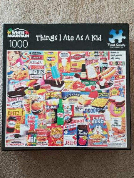 Things I Ate As A Kid - White Mountain Puzzles puzzle collectible [Barcode 724819257317] - Main Image 2