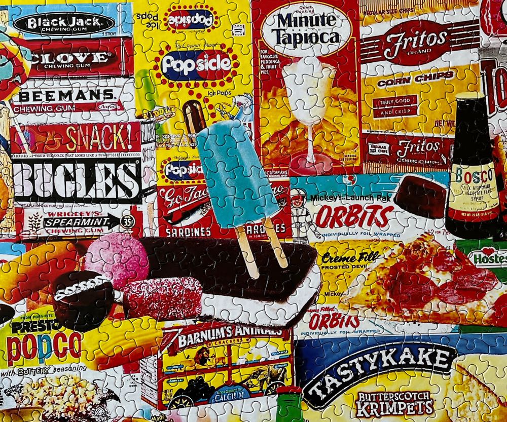 Things I Ate As A Kid - White Mountain Puzzles puzzle collectible [Barcode 724819257317] - Main Image 4