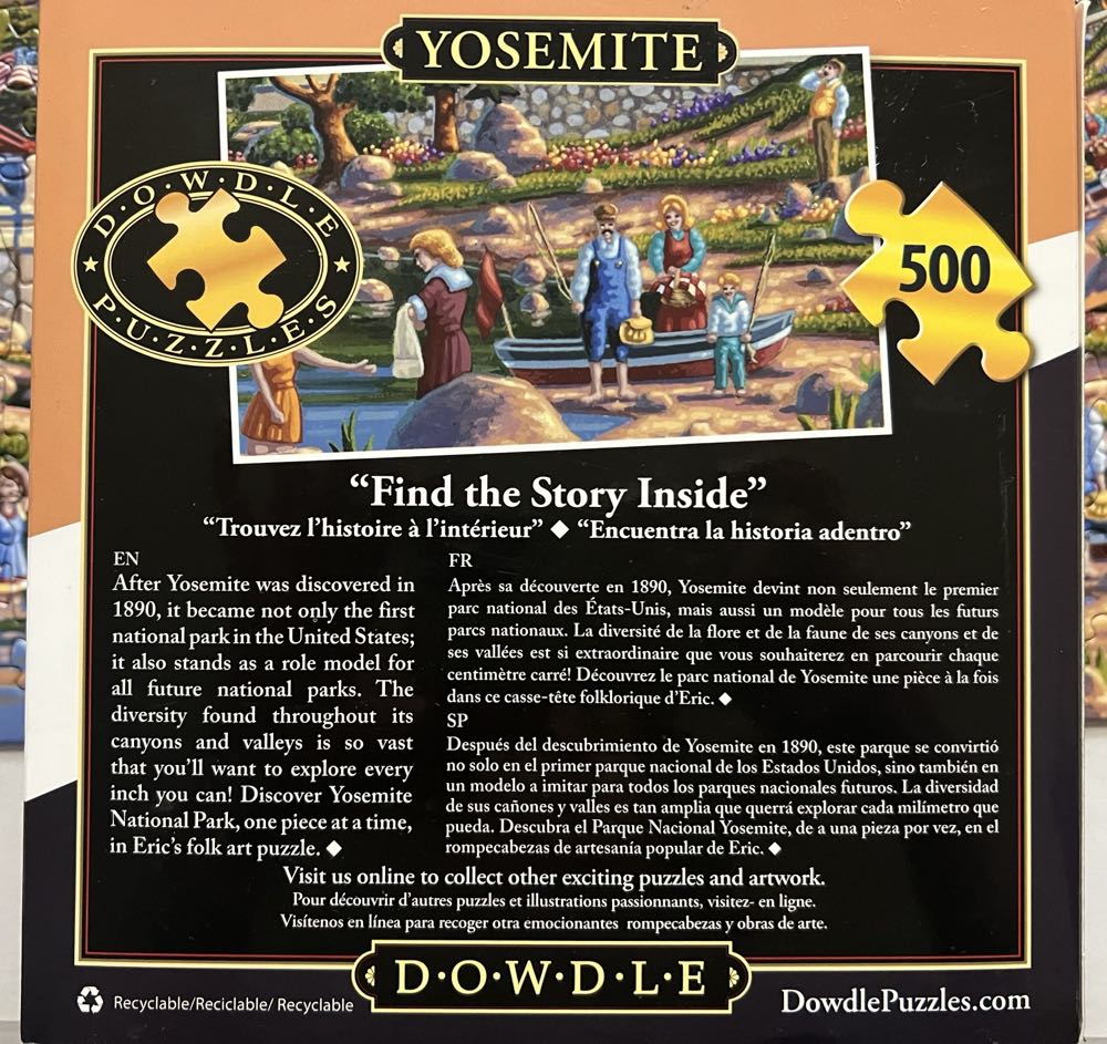 Yosemite - Dowdle puzzle collectible [Barcode 671095201889] - Main Image 3