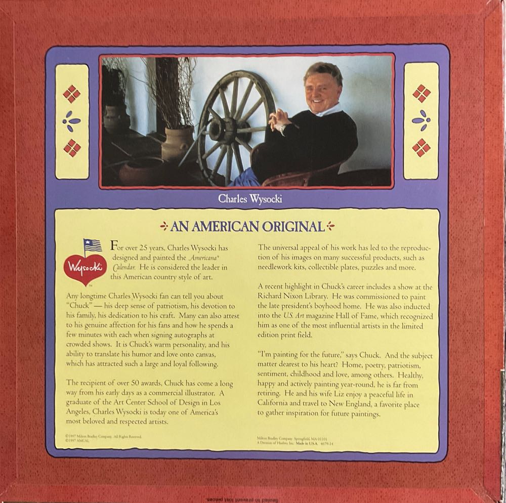 Autumn At Stony Creek - Milton Bradley puzzle collectible [Barcode 032244046797] - Main Image 2