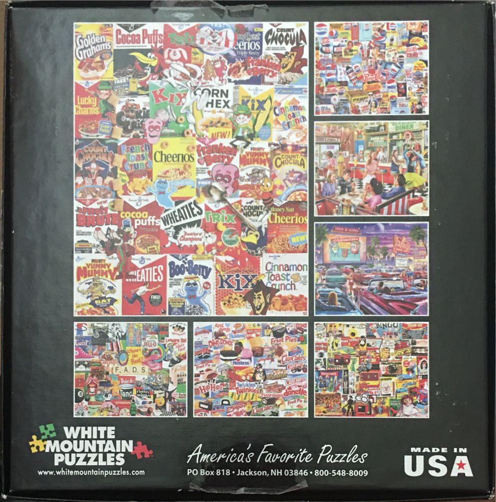Cereal Boxes - White Mountain puzzle collectible [Barcode 724819259571] - Main Image 2