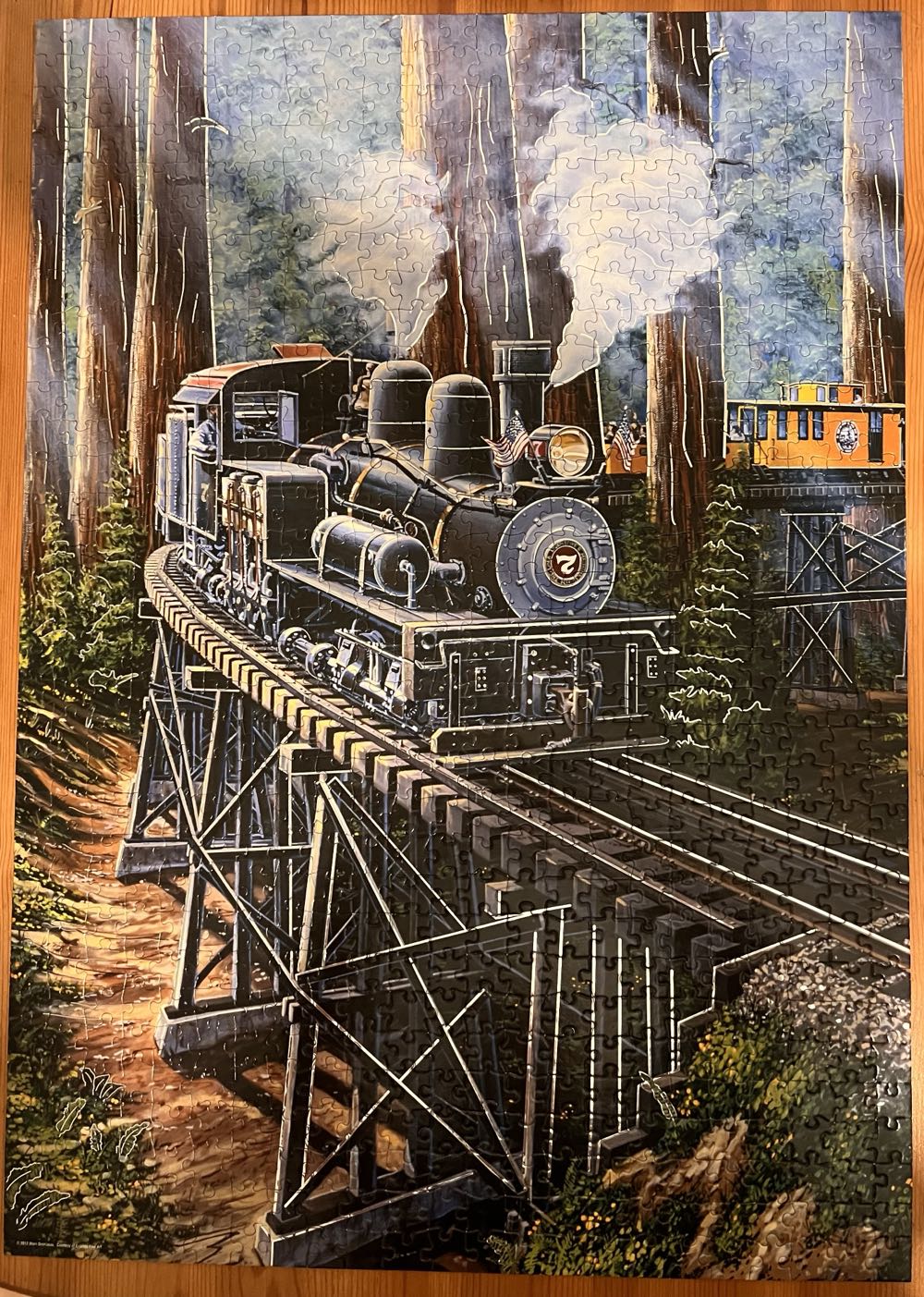 Train Reflections - MEGA 🇨🇦 puzzle collectible [Barcode 072348505721] - Main Image 2