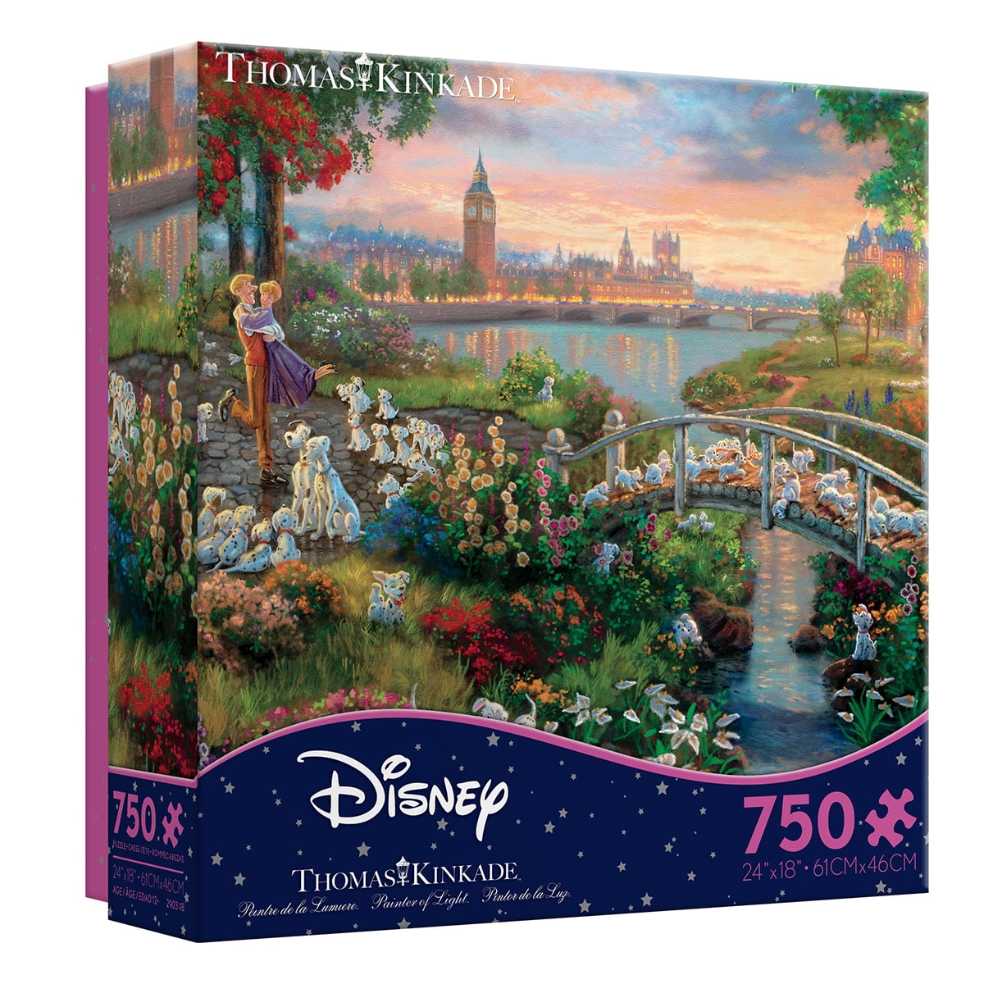 101 Dalmations - Ceaco / Thomas Kinkade puzzle collectible [Barcode 021081290883] - Main Image 3