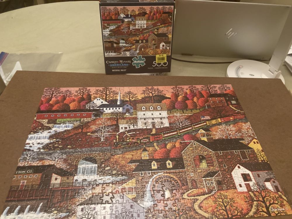 Waterfall Valley - Buffalo Complete puzzle collectible [Barcode 079346037148] - Main Image 2