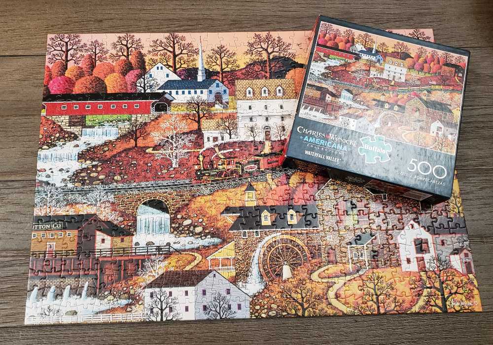 Waterfall Valley - Buffalo Complete puzzle collectible [Barcode 079346037148] - Main Image 3