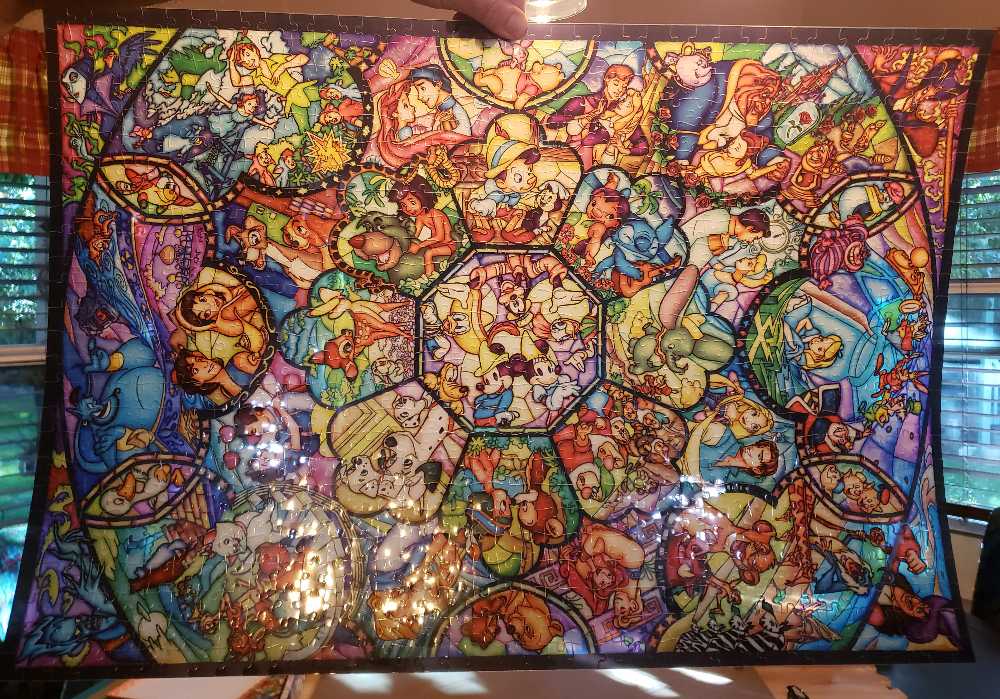 Disney—Stained Art - Tenyo 🇯🇵 puzzle collectible [Barcode 4905823857649] - Main Image 3