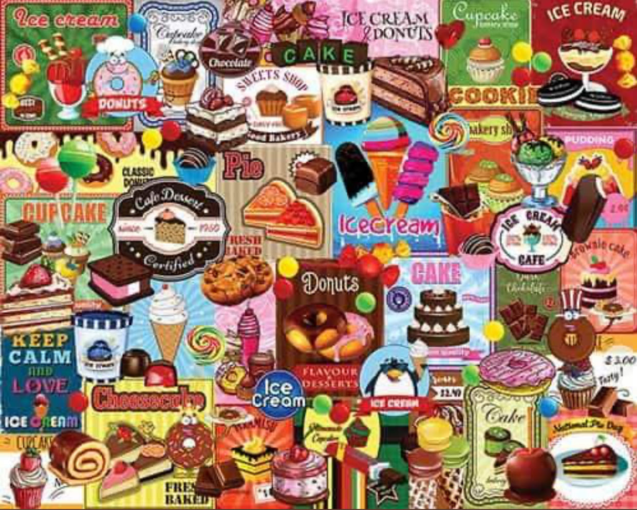 Sweet Treats (Traveling Puzzle) - White Mountain Puzzles puzzle collectible - Main Image 2