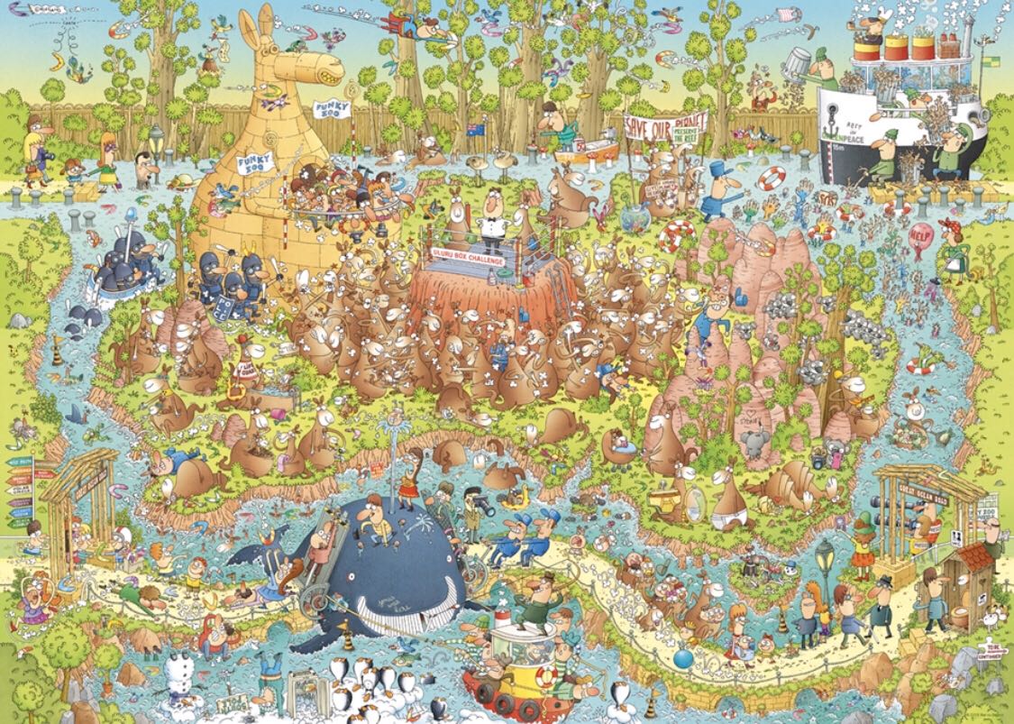 Heye: Australian Habitat - HEYE puzzle collectible [Barcode 4001689298708] - Main Image 2