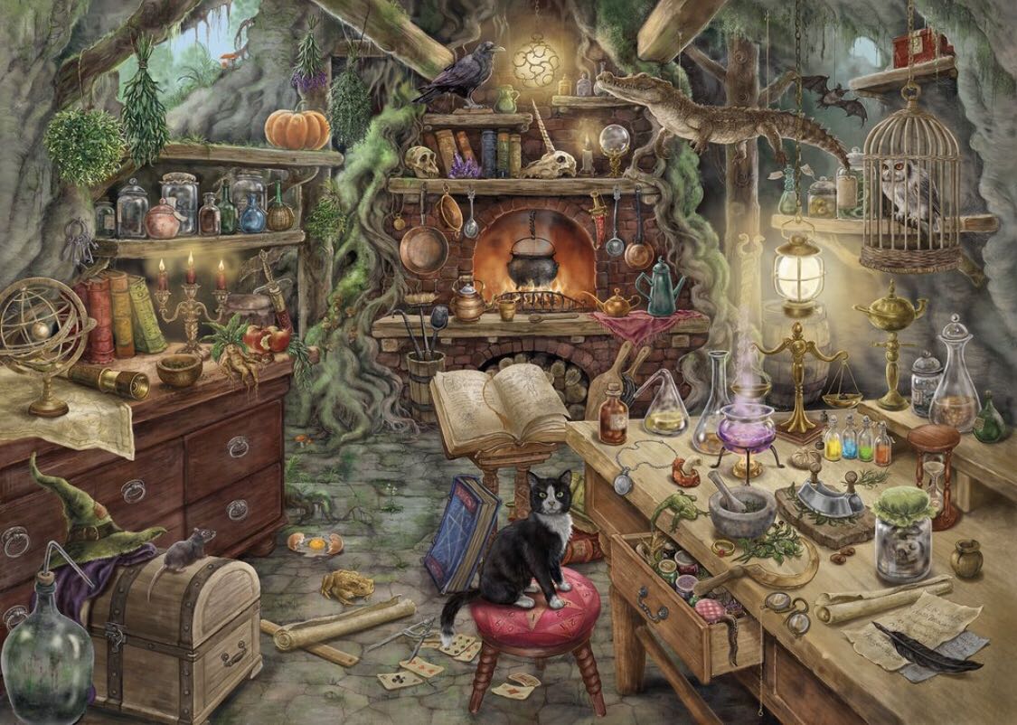 Escape Puzzle - The Witches Kitchen (pending SP Arnette) - Ravensburger puzzle collectible [Barcode 4005556199587] - Main Image 2