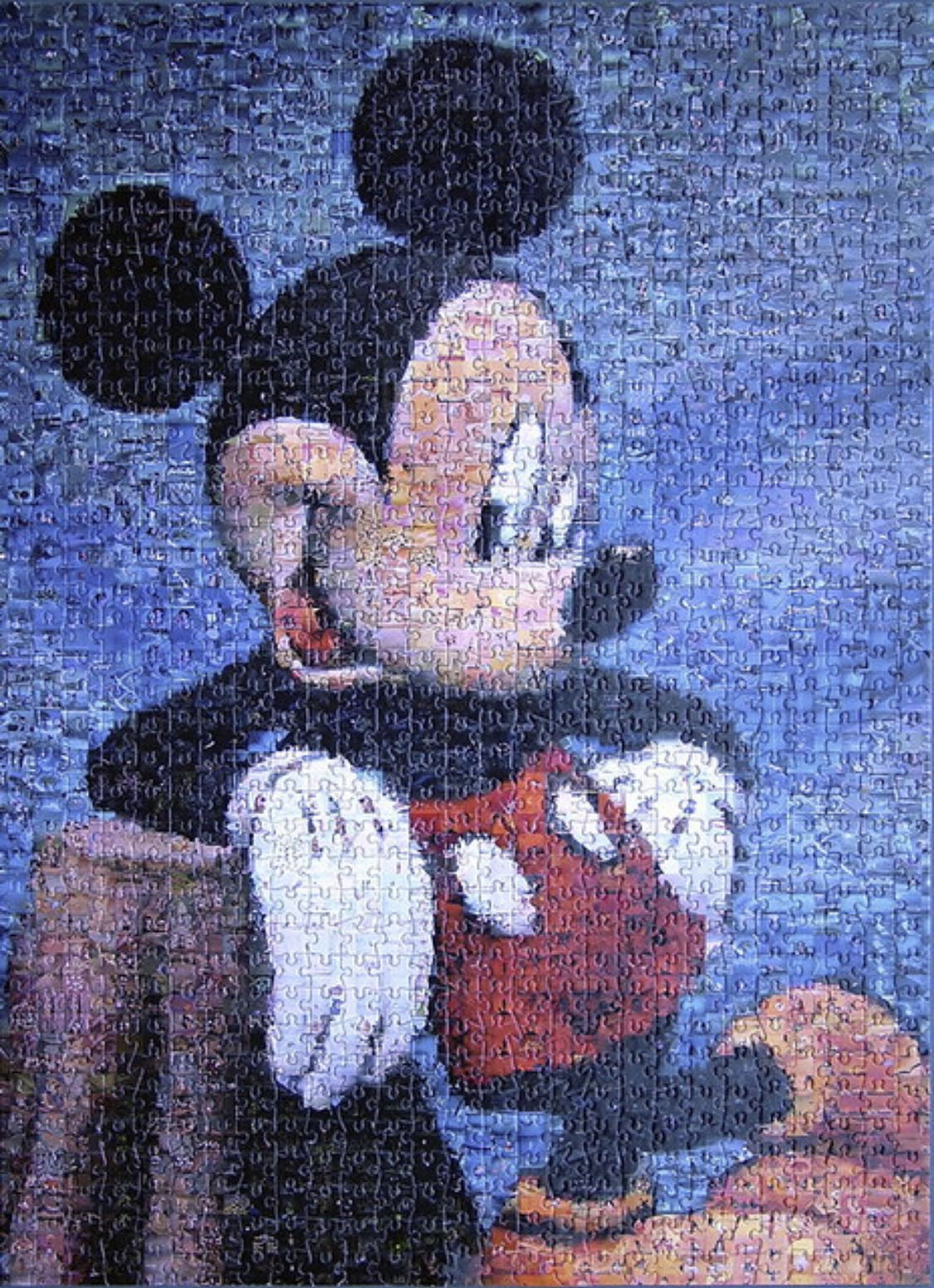 Photomosaics Mickey Mouse - Buffalo Games Inc puzzle collectible [Barcode 079346013012] - Main Image 2