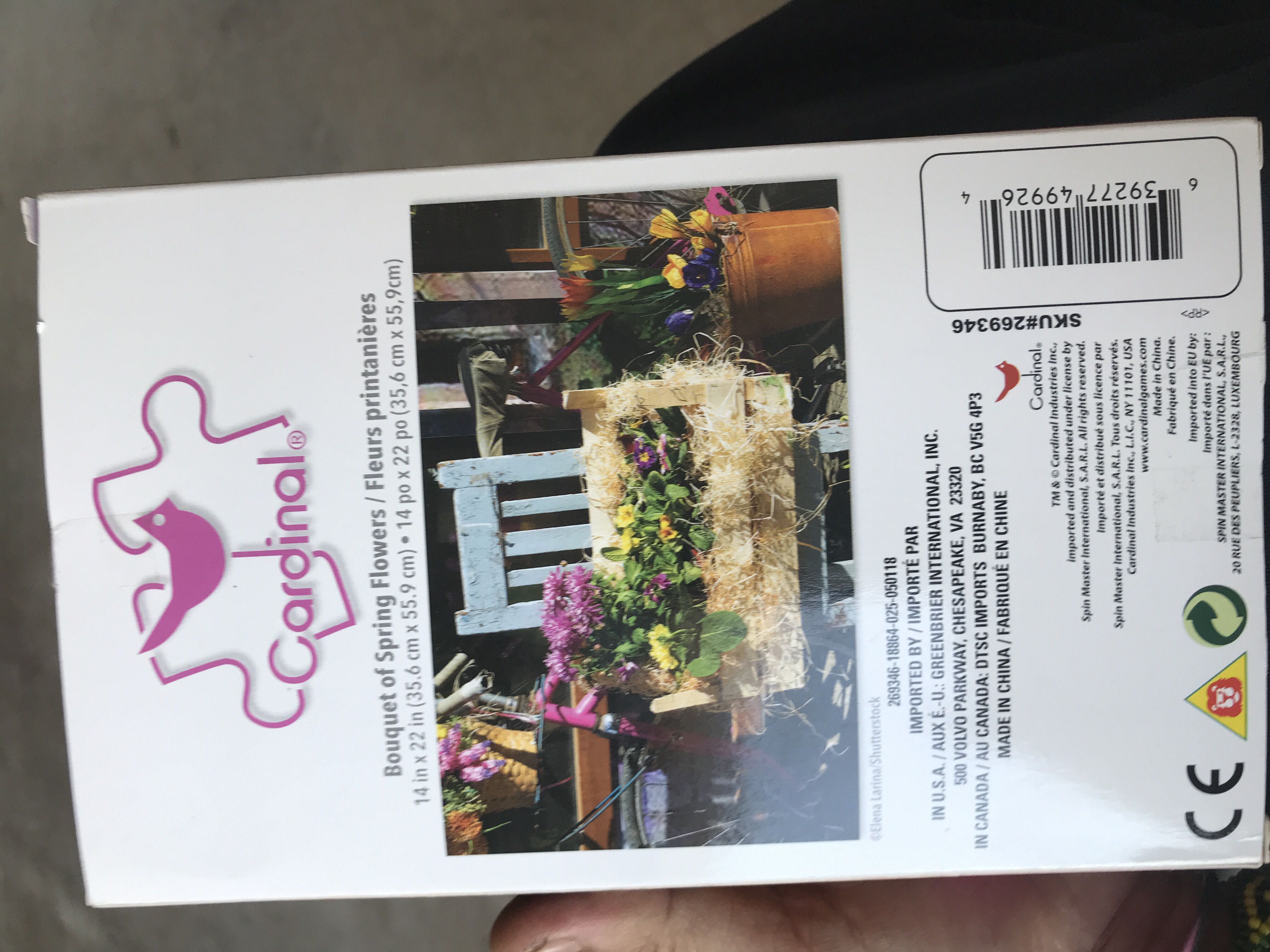 Bouquet of Spring Flowers - Cardinal Puzzles puzzle collectible [Barcode 639277499264] - Main Image 2