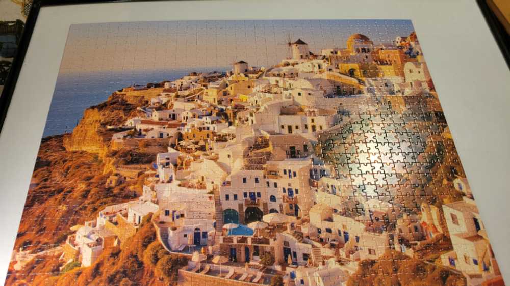 Santorini, The Greek Islands - Hinkler puzzle collectible [Barcode 9781743678367] - Main Image 4