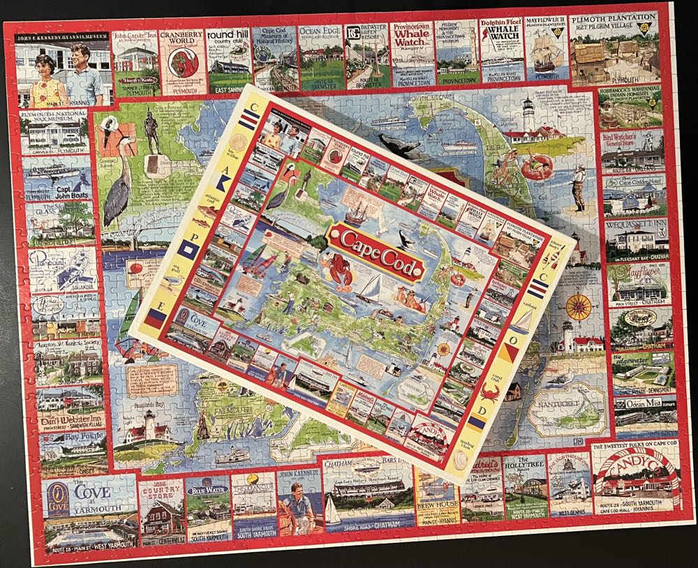 Cape Cod-NIB/DG - White Mountain Puzzles puzzle collectible [Barcode 724819247349] - Main Image 4