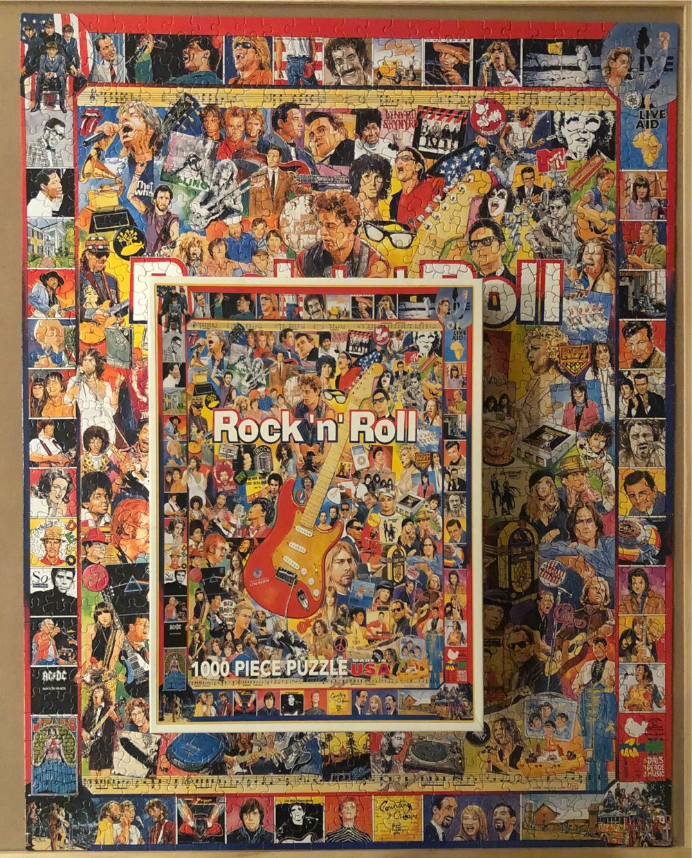 Rock ’n’ Roll - White Mountain puzzle collectible [Barcode 724819250448] - Main Image 3