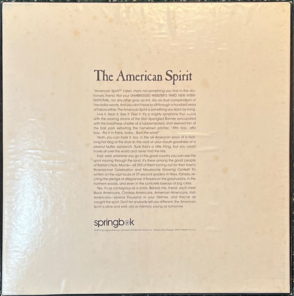 The American Spirit - Springbok puzzle collectible - Main Image 2