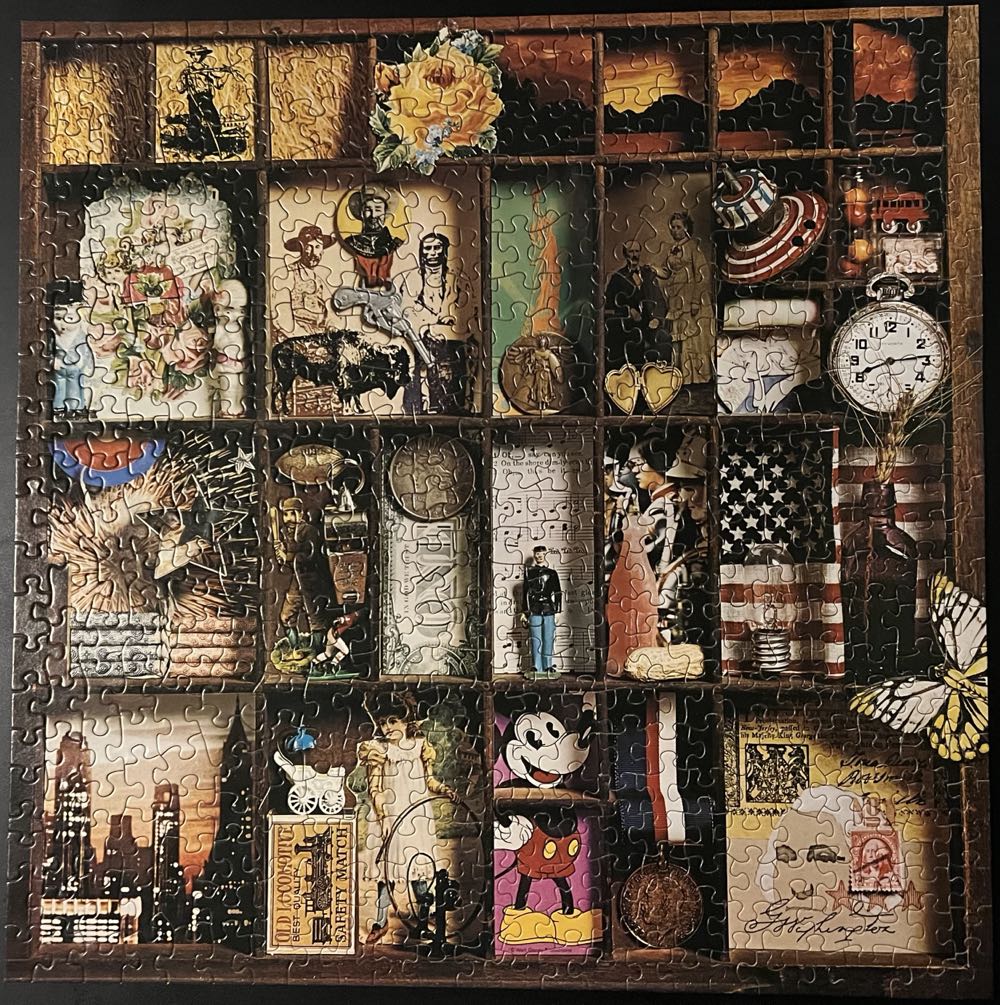 The American Spirit - Springbok puzzle collectible - Main Image 3