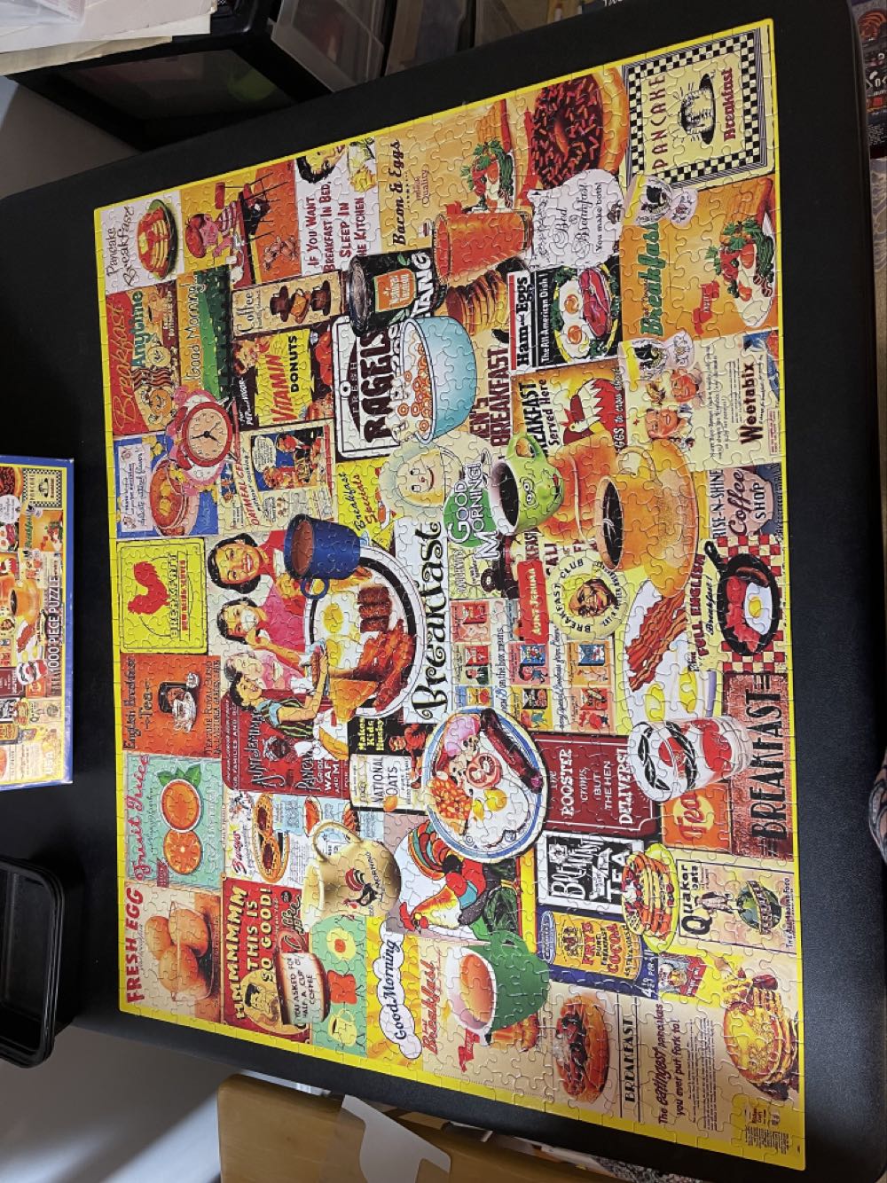 Breakfast - White Mountain Puzzles puzzle collectible [Barcode 724819258536] - Main Image 3