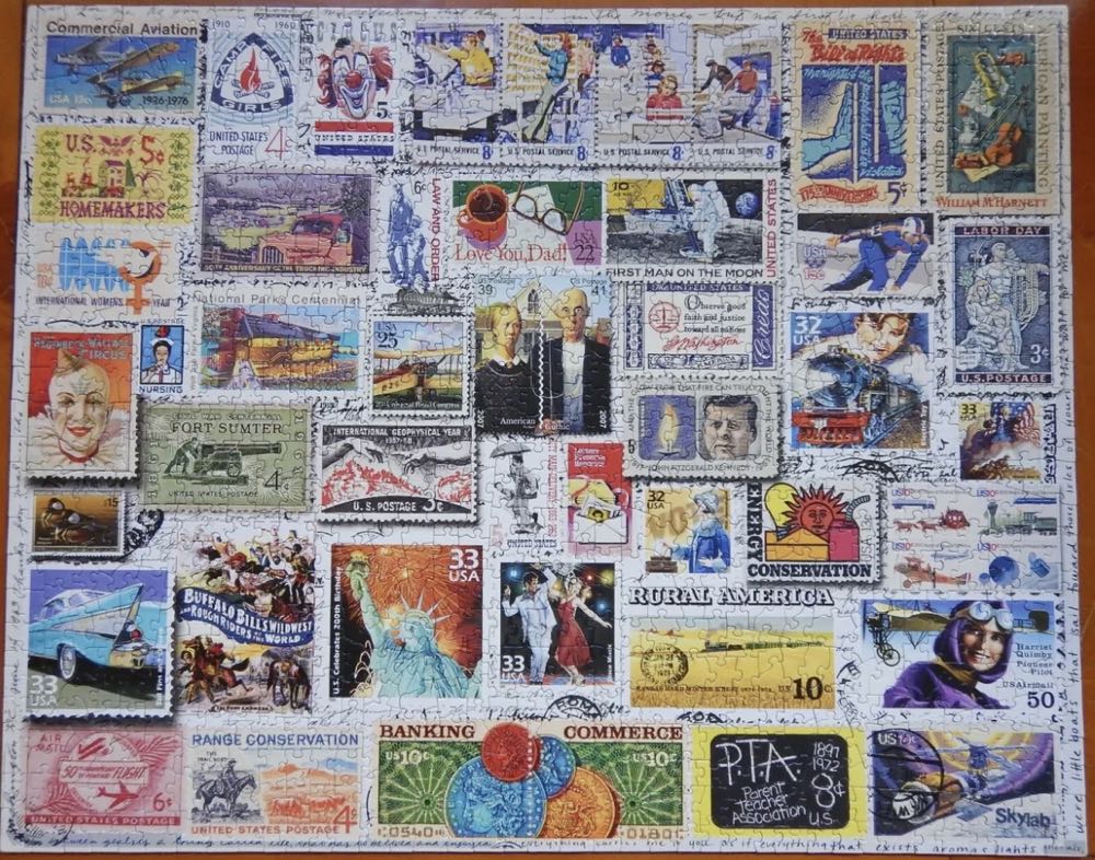 Classic Stamps-Chs - White Mountain puzzle collectible [Barcode 724819259168] - Main Image 4