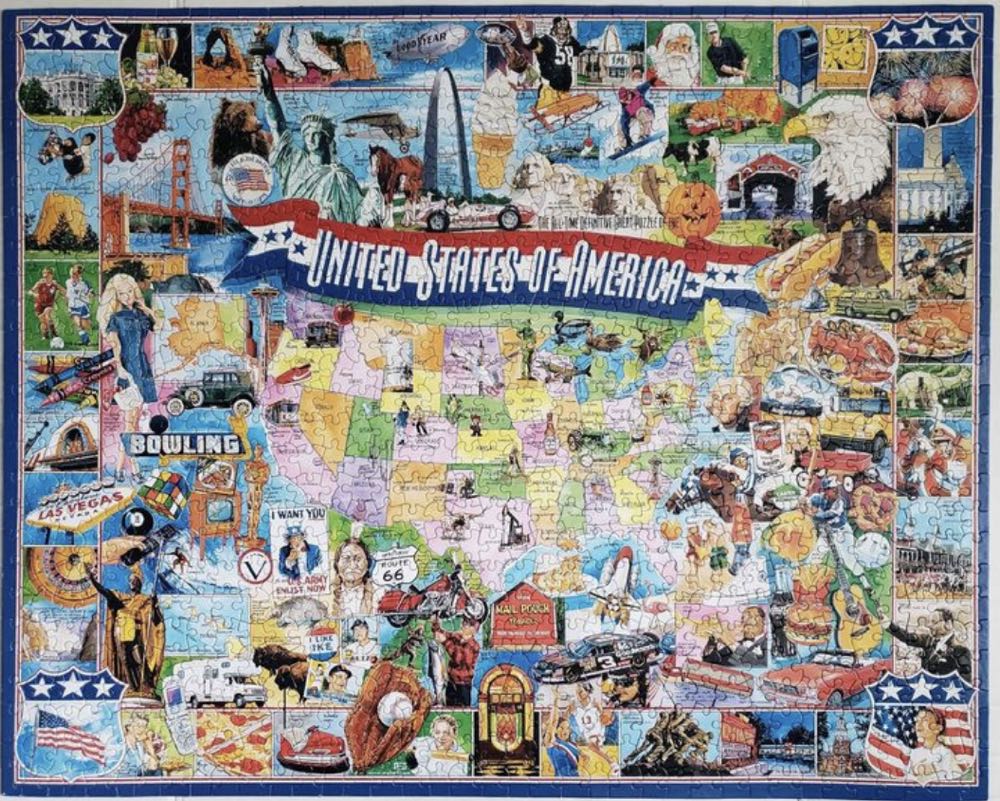 United States  - White Mountain puzzle collectible [Barcode 724819249152] - Main Image 3