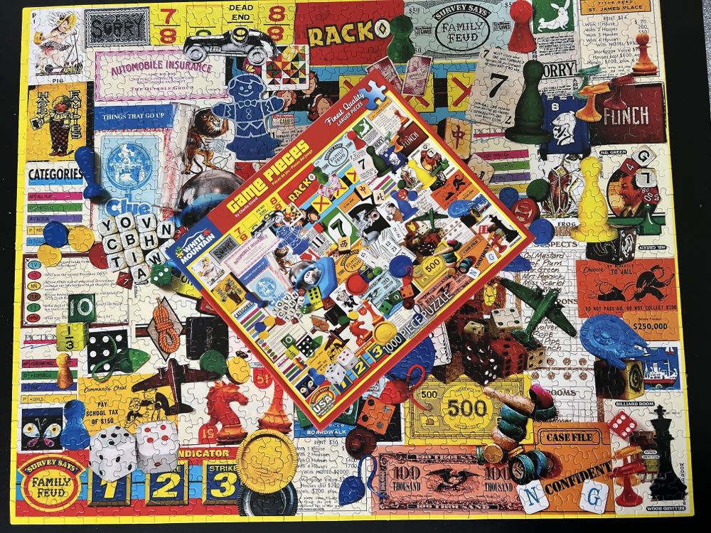 Game Pieces - White Mountain Puzzles puzzle collectible [Barcode 724819258178] - Main Image 4