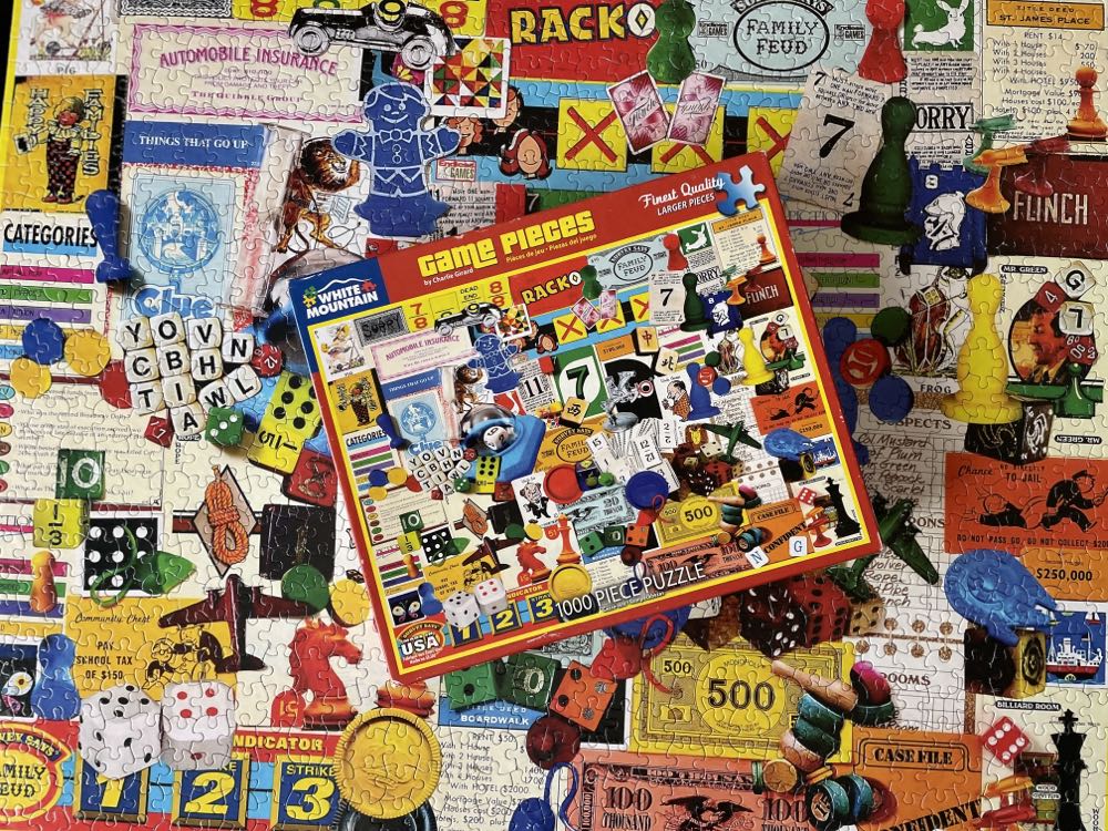 Game Pieces - White Mountain Puzzles puzzle collectible [Barcode 724819258178] - Main Image 3