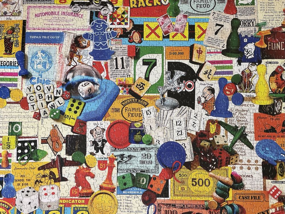 Game Pieces - White Mountain Puzzles puzzle collectible [Barcode 724819258178] - Main Image 4