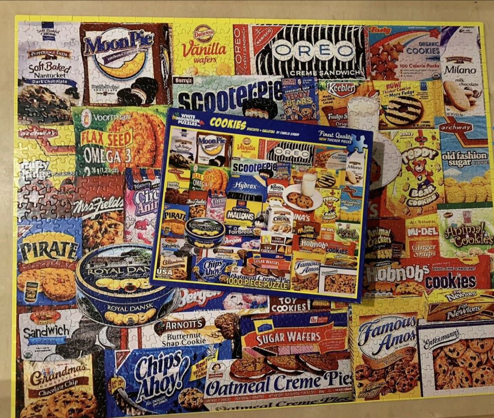Cookies - White Mountain Puzzles puzzle collectible [Barcode 724819256556] - Main Image 4