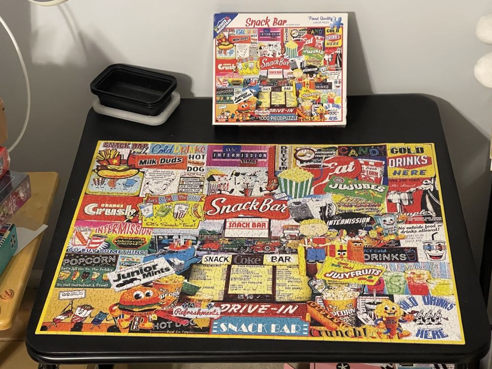 ZZ - Snack Bar (SOLD) - White Mountain Puzzles puzzle collectible [Barcode 724819258550] - Main Image 3
